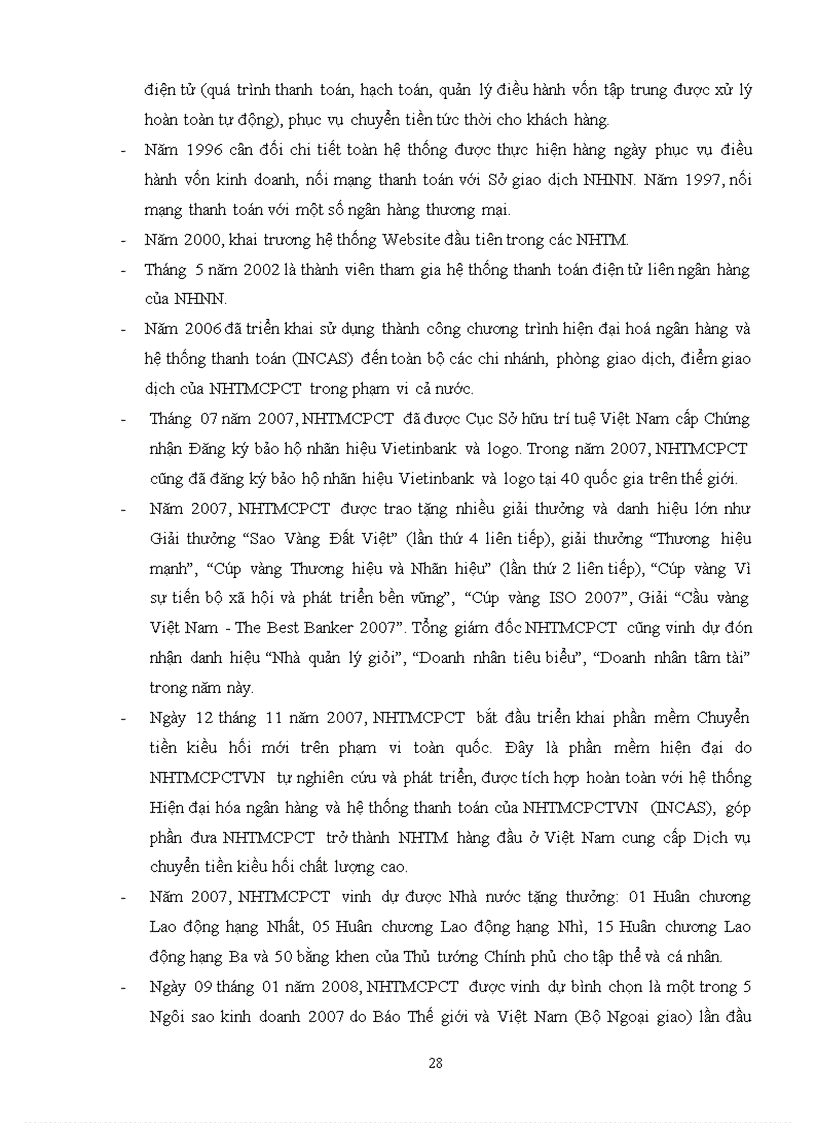 image for page Phát triển dịch vụ ngân hàng tại ngân hàng NHTMCP Công Thương VietinBank Việt Nam