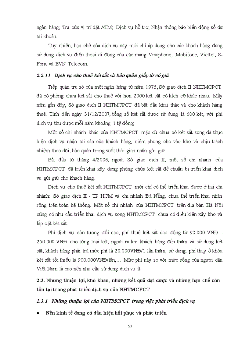 image for page Phát triển dịch vụ ngân hàng tại ngân hàng NHTMCP Công Thương VietinBank Việt Nam