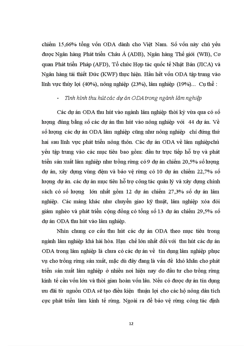 image for page Thực trạng về việc huy động và giải ngân vốn ODA trong nông nghiệp và phát triên nông thôn ở Việt Nam hiện nay lt cao học gt