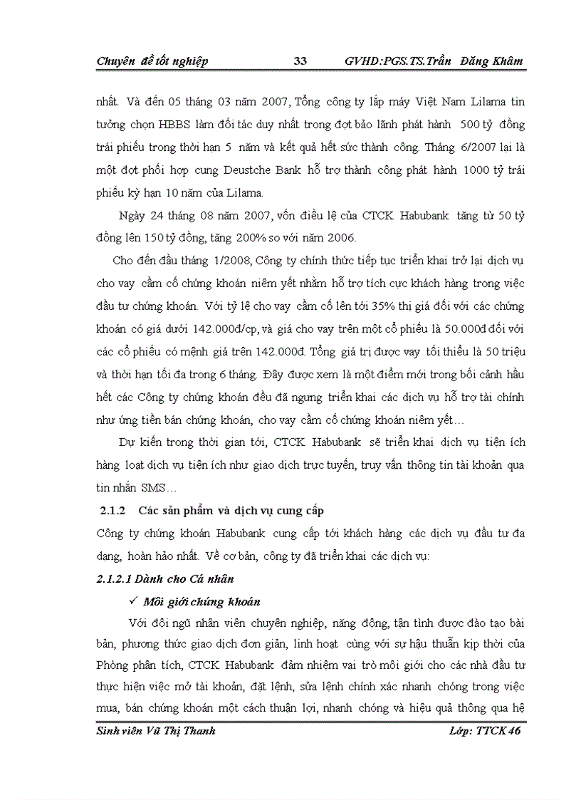 image for page Nâng cao chất lượng hoạt động môi giới tại Công ty chứng khoán Habubank