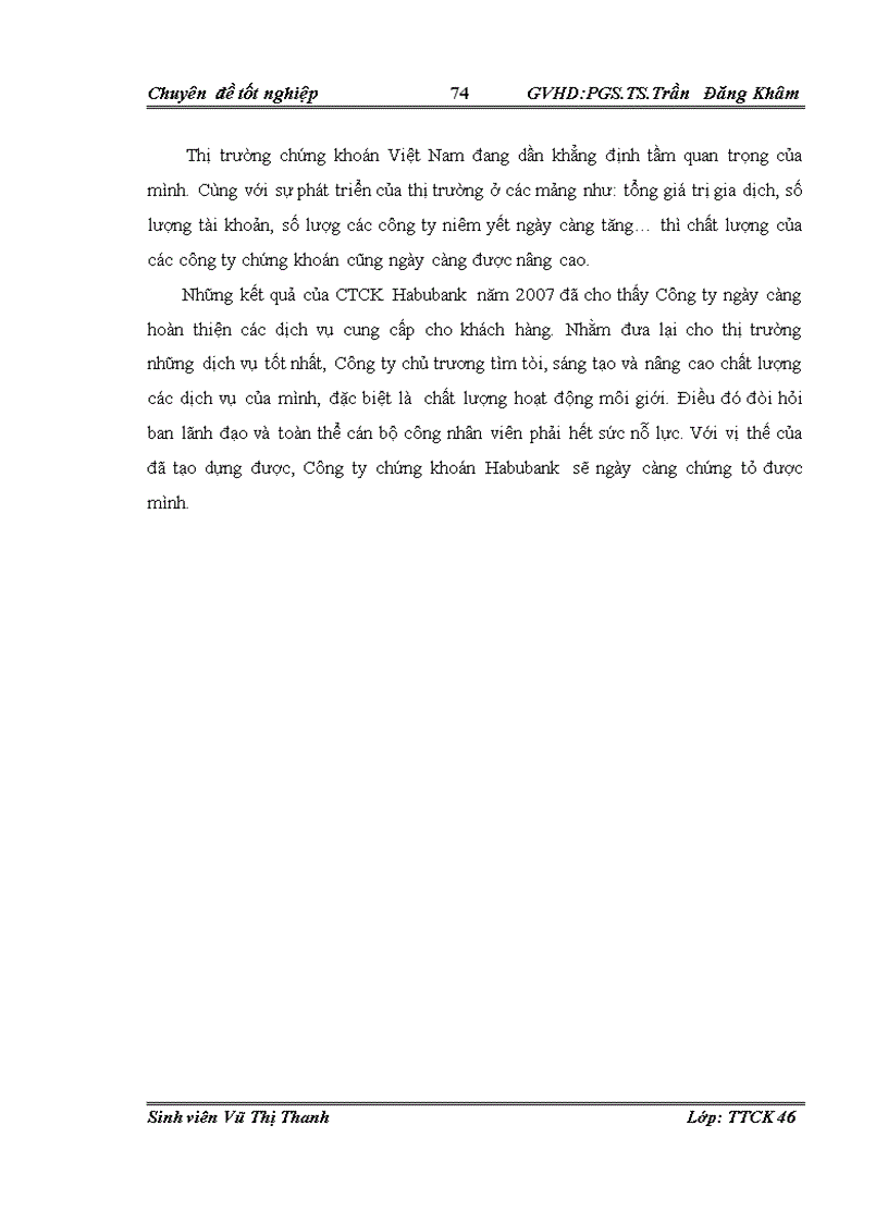 image for page Nâng cao chất lượng hoạt động môi giới tại Công ty chứng khoán Habubank