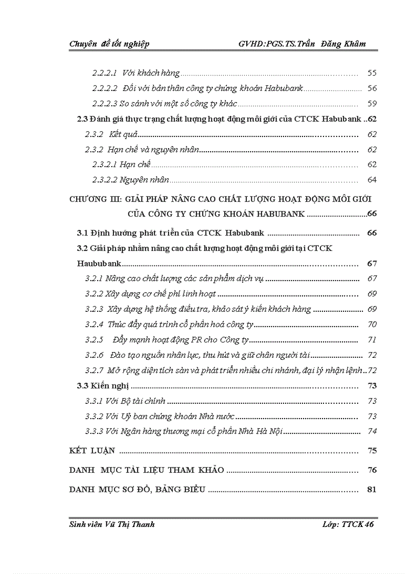 image for page Nâng cao chất lượng hoạt động môi giới tại Công ty chứng khoán Habubank