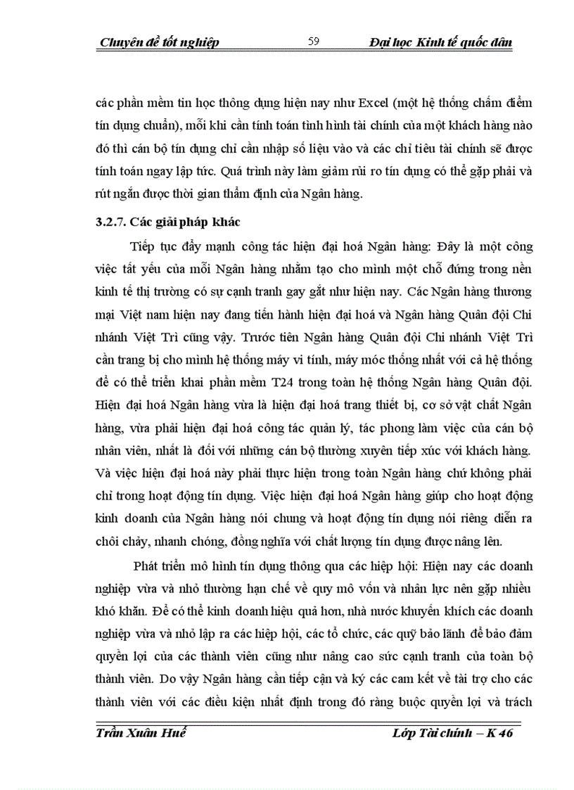 image for page Nâng cao chất lượng tín dụng tại Chi nhánh Ngân hàng TMCP Quân đội Việt Trì