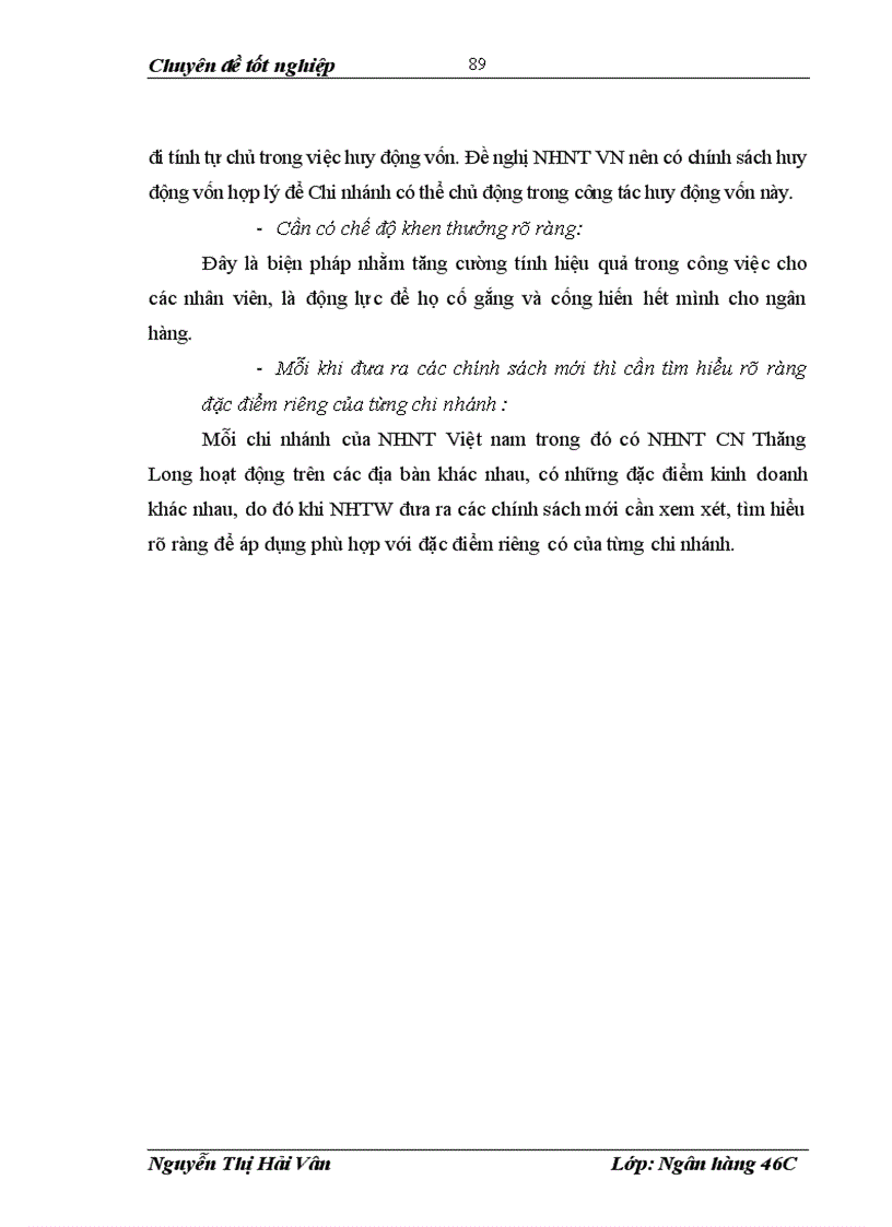 image for page Nâng cao hiệu quả huy động vốn tại Ngân hàng Ngoại Thương Chi nhánh Thăng Long