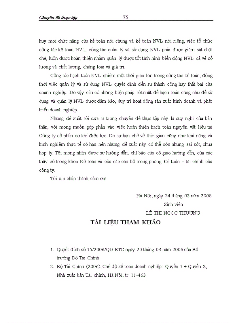 image for page Một vài đề xuất nhằm hoàn thiện công tác kế toán nguyên vật liệu tại Công ty Cổ phần cơ khí điện lực