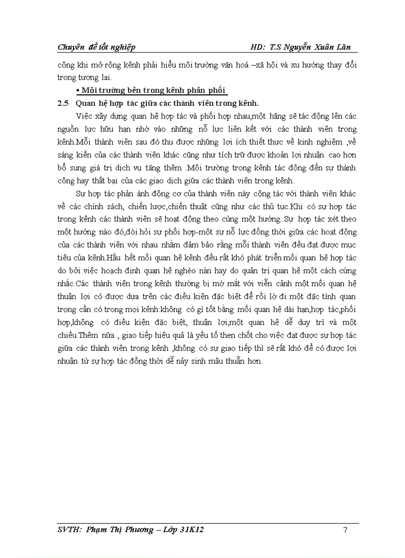 image for page Quản trị kênh phân phối tại công ty Coxiva Đà Nẵng