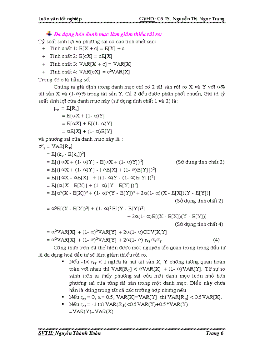 image for page Phương pháp phân tích và đo lường rủi ro trên thị trường chứng khoán Việt Nam