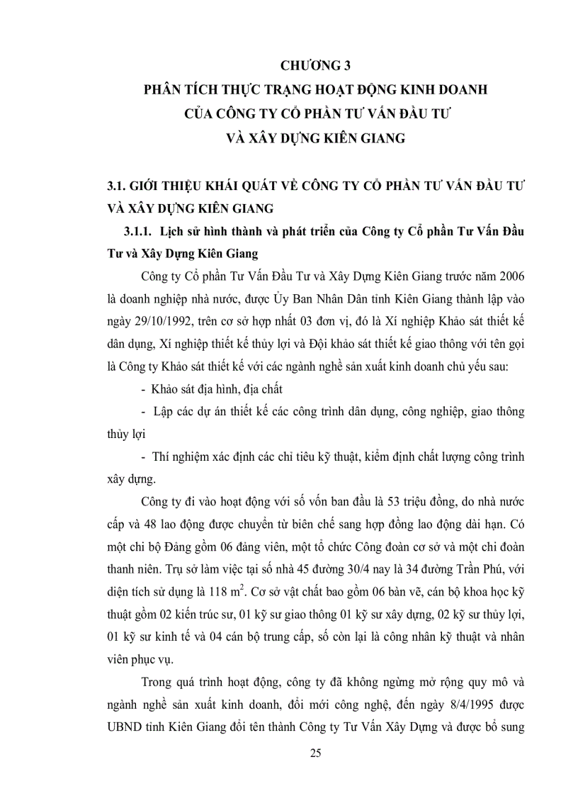 image for page Phân tích hiệu quả hoạt động kinh doanh tại công ty cổ phần tư vấn đầu tư và xây dựng Kiên Giang
