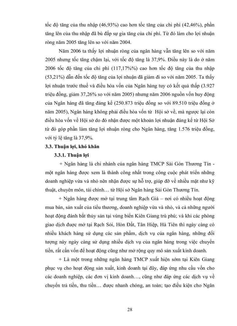 image for page Phân tích kết quả hoạt động kinh doanh của Ngân hàng thương mại cổ phần Sài Gòn Thương Tín Chi Nhánh Kiên Giang