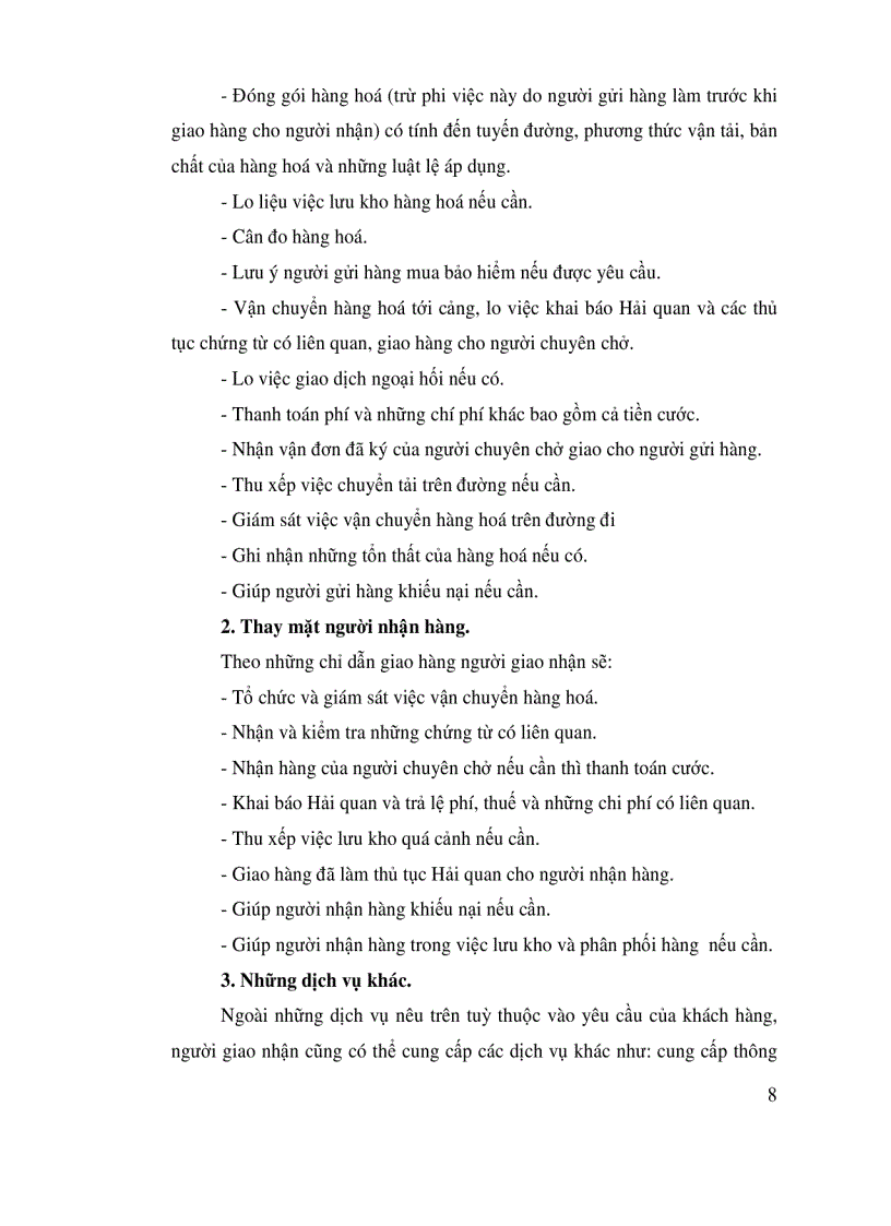 image for page Tình hình hoạt động kinh doanh dịch vụ giao nhận kho vận tại Vietrans