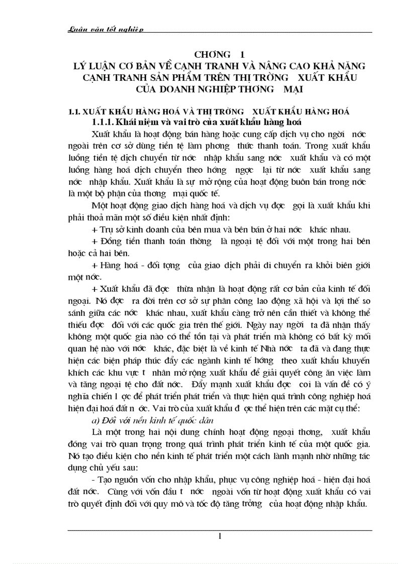 image for page Cạnh tranh và nâng cao năng lực cạnh tranh trên thị trường XK của doanh nghiệp thương mại