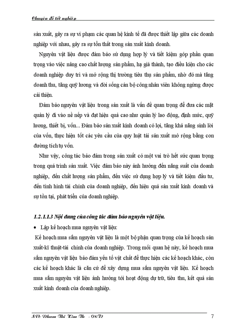 image for page Một số phương hướng và biện pháp cơ bản nhằm tăng cường công tác quản lý nguyên vật liệu trong doanh nghiệp