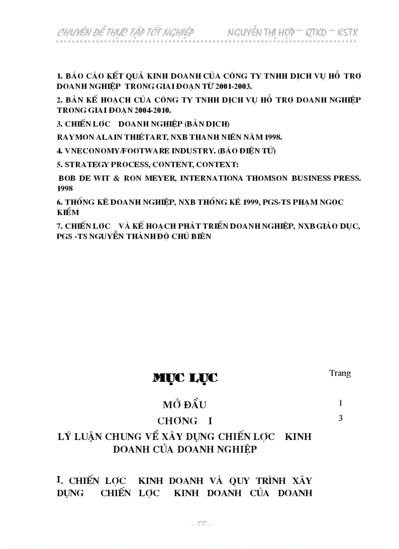 image for page Một số giải pháp góp phần xây dựng chiến lược kinh doanh tại Công ty TNHH Dịch vụ Hỗ trợ Doanh nghiệp