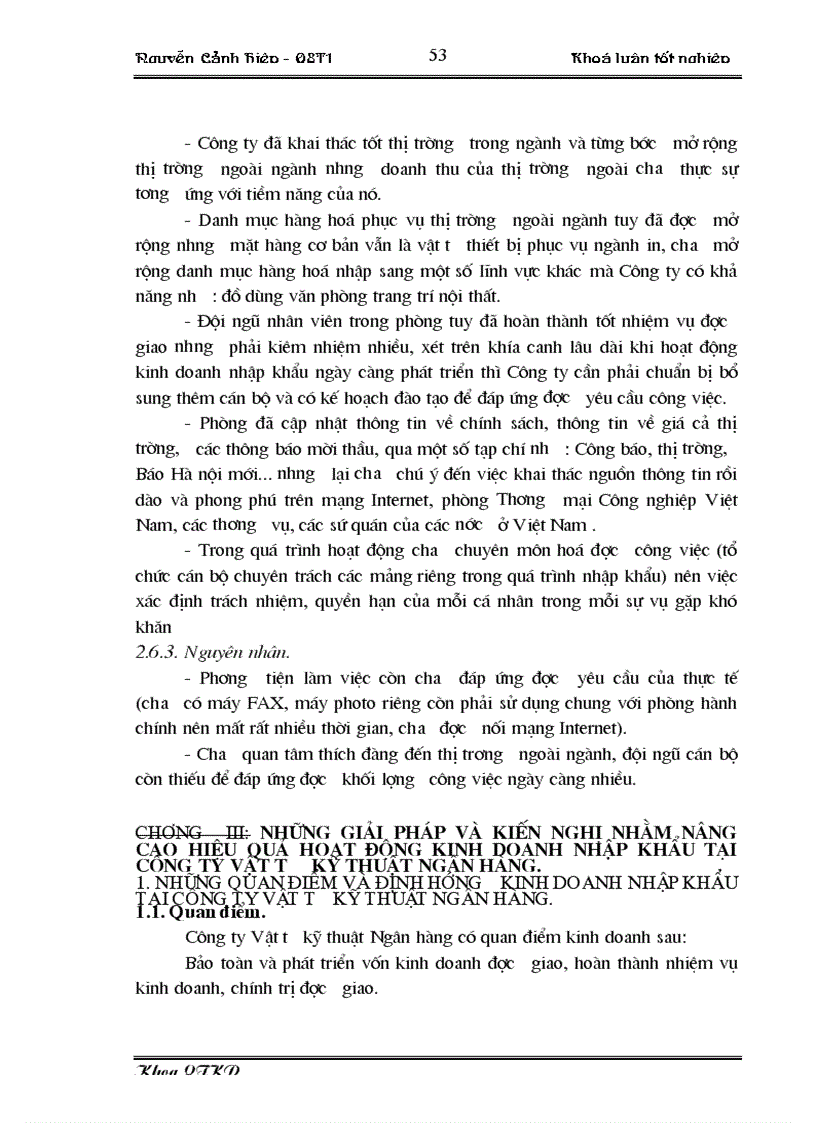 image for page Một số giải pháp nhằm nâng cao hiệu quả kinh doanh trong hoạt động nhập khẩu tại Công ty Vật tư kỹ thuật Ngân hàng