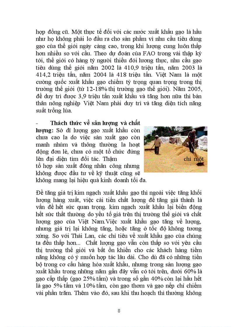 image for page Công nghệ chế biến gạo xuất khẩu