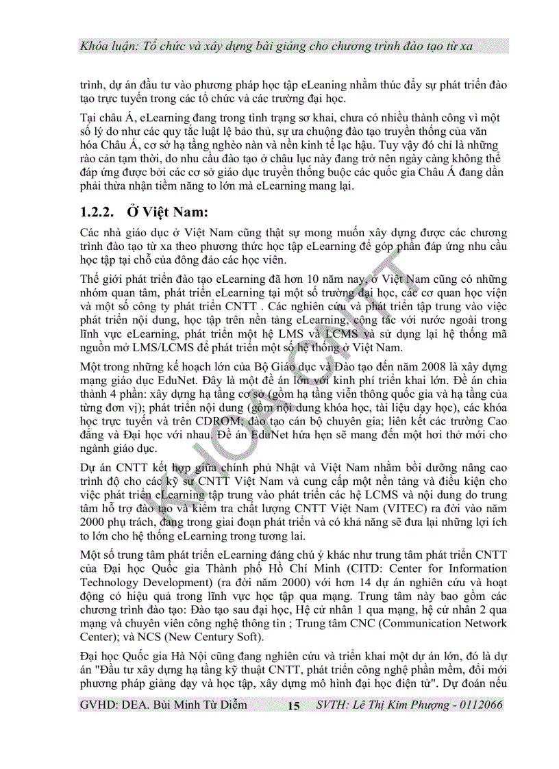 image for page Tổ chức và xây dựng bài giảng cho chương trình đào tạo từ xa