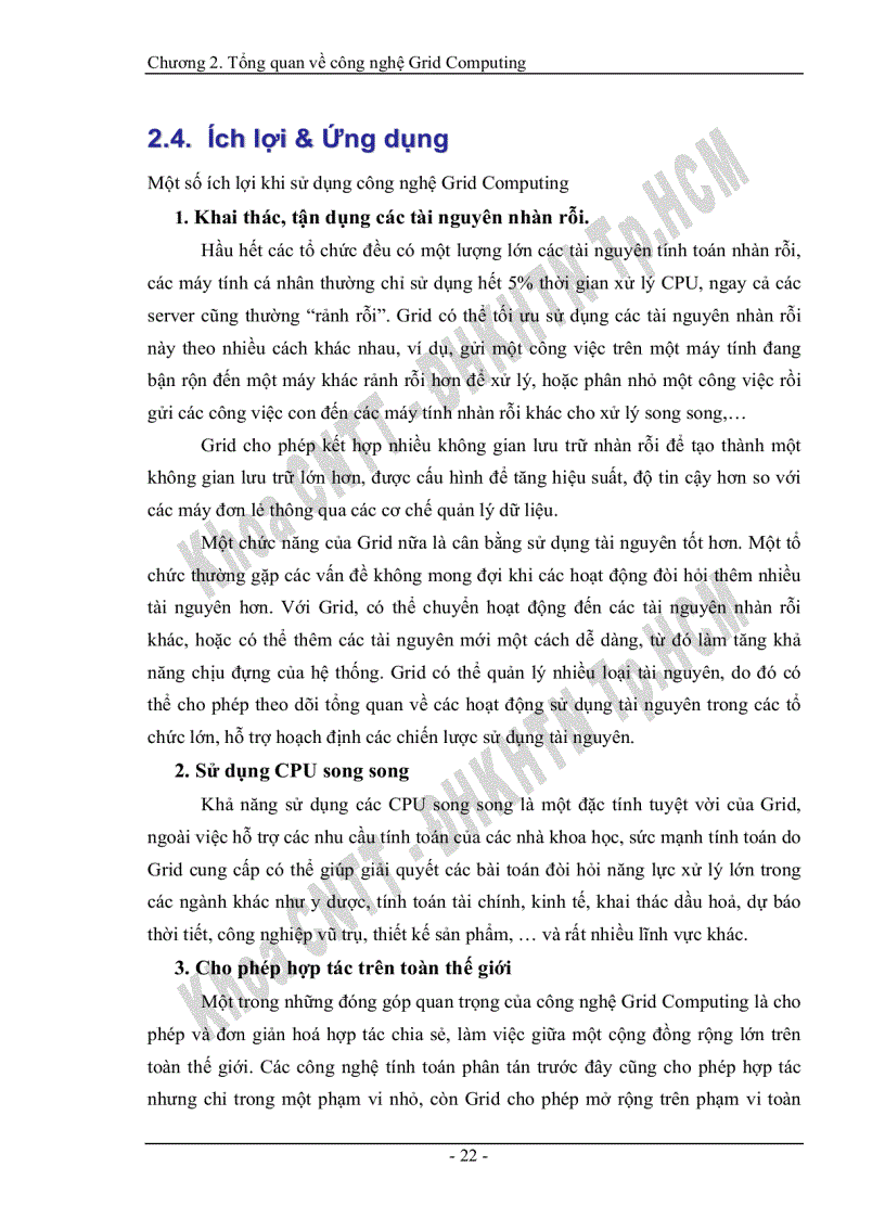 image for page Tìm hiểu công nghệ grid computing và ứng dụng thử nghiệm trong bài toán quản trị mạng
