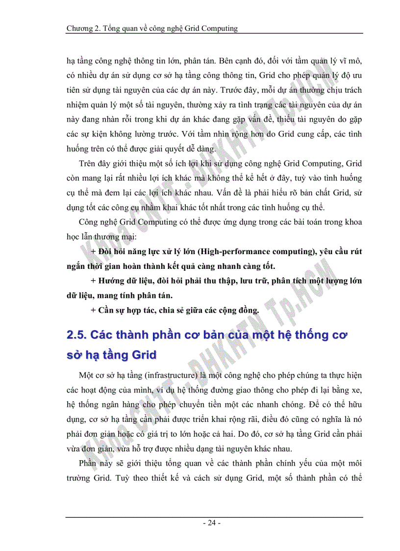 image for page Tìm hiểu công nghệ grid computing và ứng dụng thử nghiệm trong bài toán quản trị mạng
