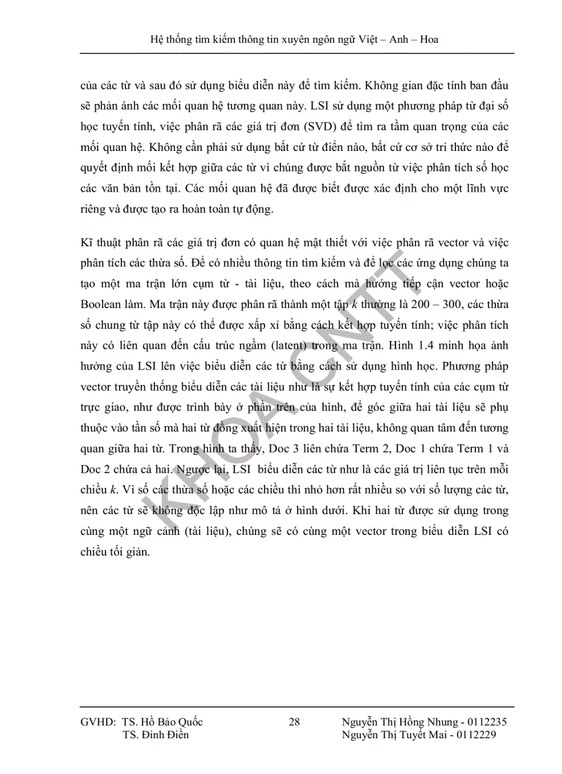 image for page Hệ thống tìm kiếm thông tin xuyên ngôn ngữ Việt Anh Hoa