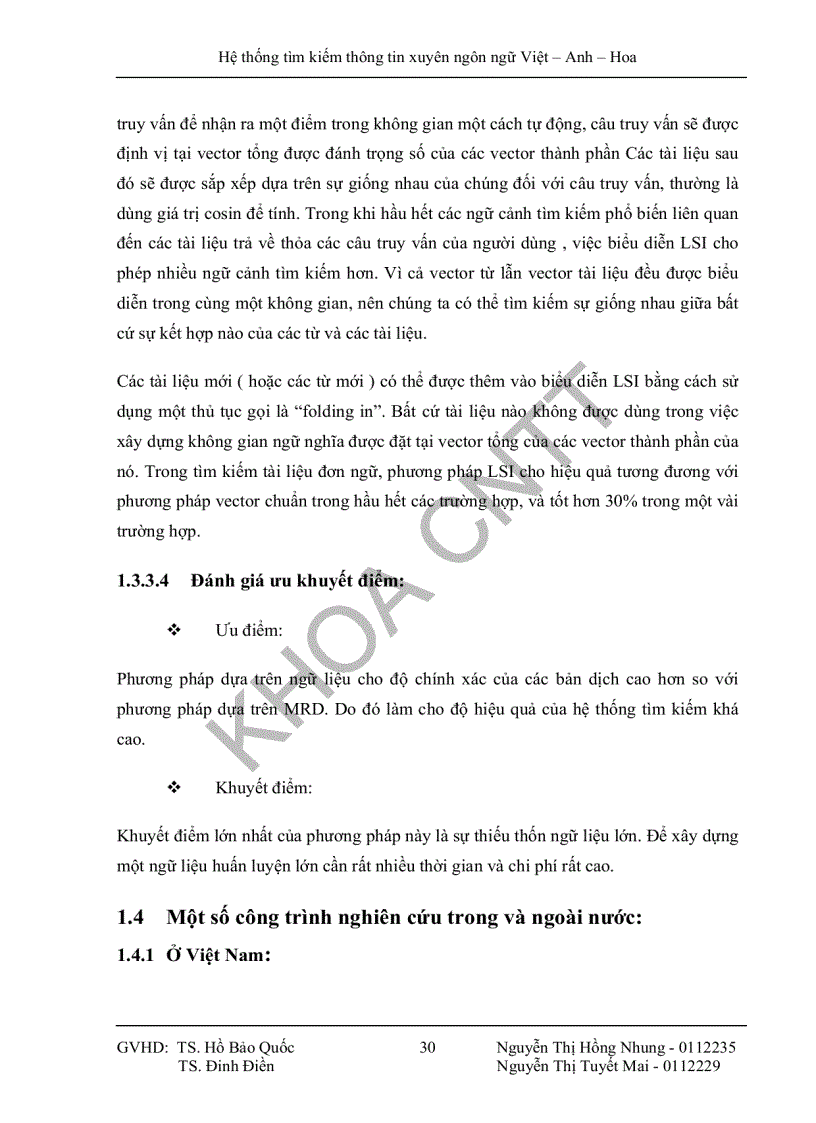 image for page Hệ thống tìm kiếm thông tin xuyên ngôn ngữ Việt Anh Hoa