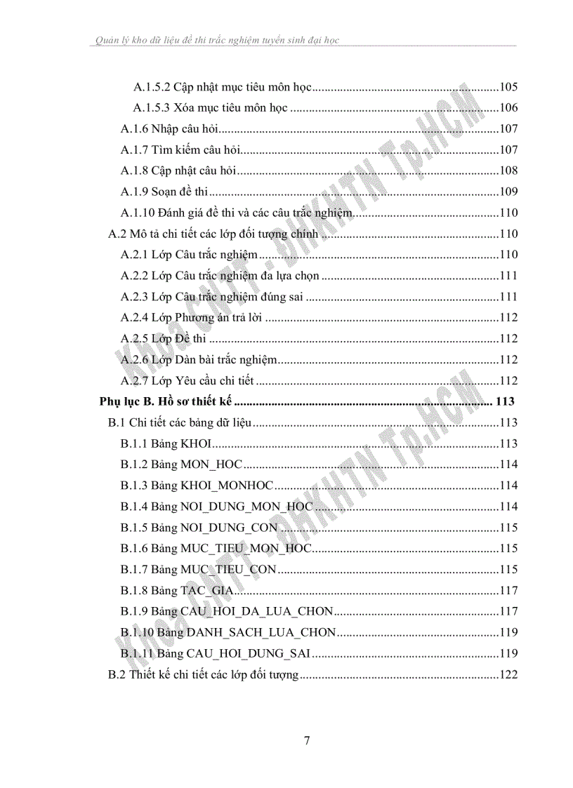 image for page Xây dựng phần mềm quản lý ngân hàng câu hỏi trắc nghiệm tuyển sinh đại học