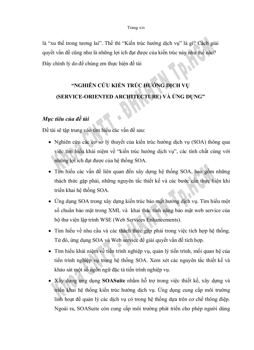 image for page Nghiên cứu kiến trúc hướng dịch vụ service oriented architecture và ứng dụng