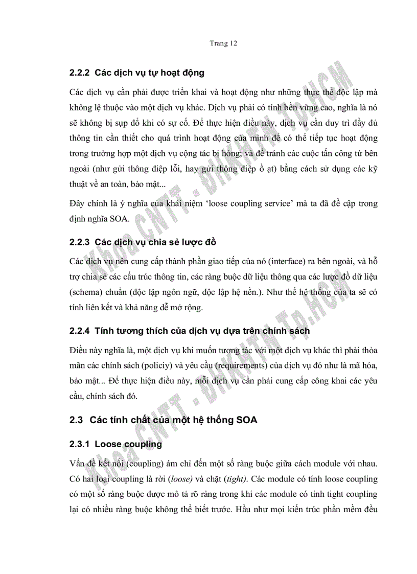 image for page Nghiên cứu kiến trúc hướng dịch vụ service oriented architecture và ứng dụng