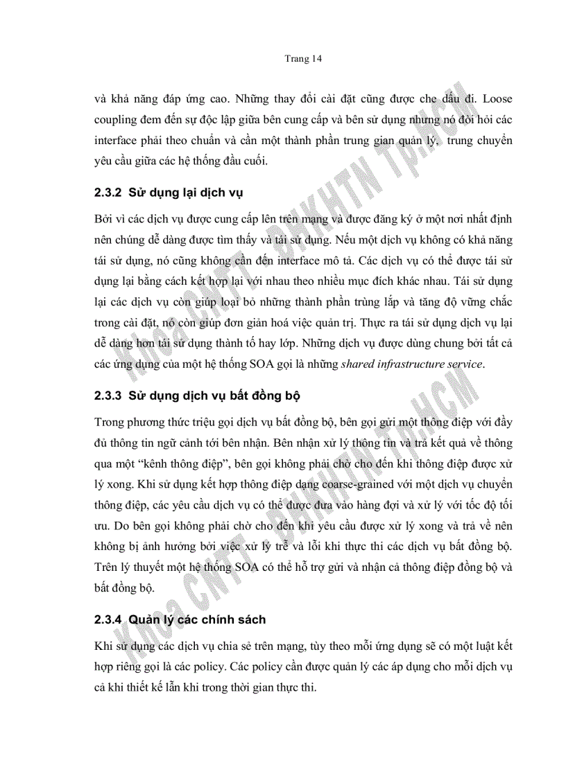 image for page Nghiên cứu kiến trúc hướng dịch vụ service oriented architecture và ứng dụng