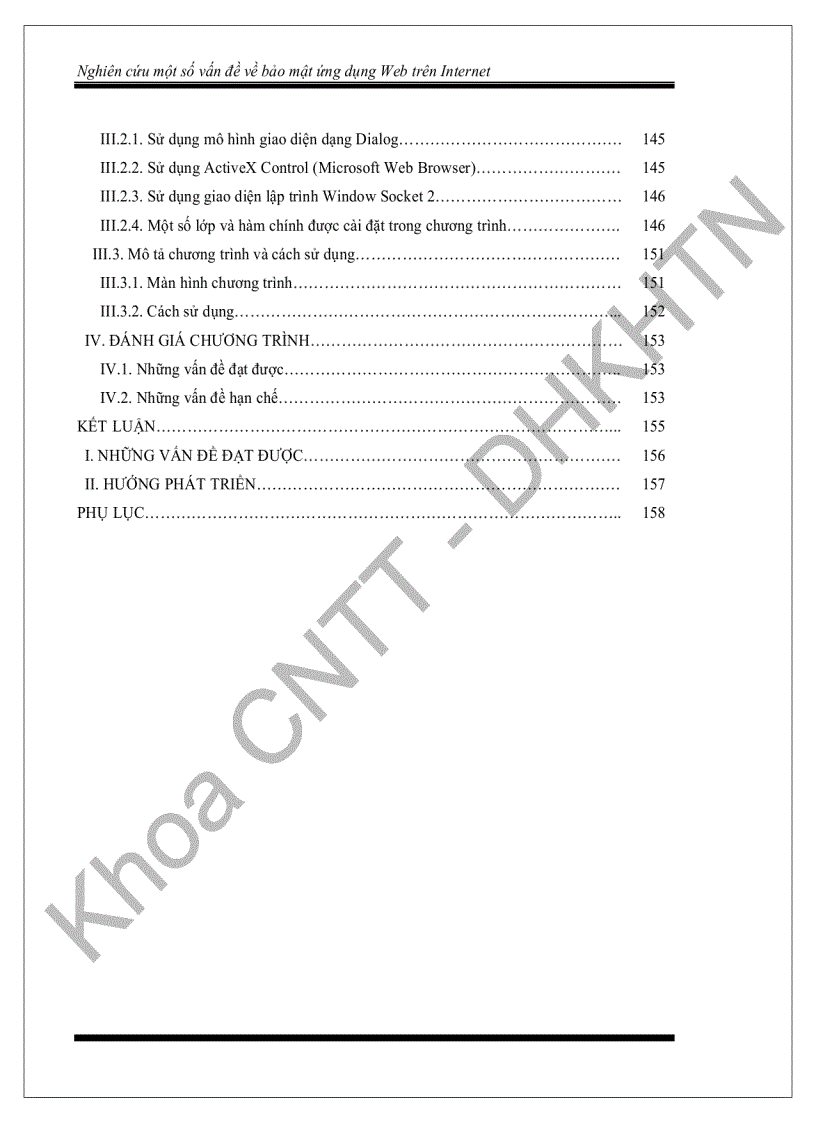 image for page Nghiên cứu một số vấn đề về bảo mật ứng dụng web trên internet