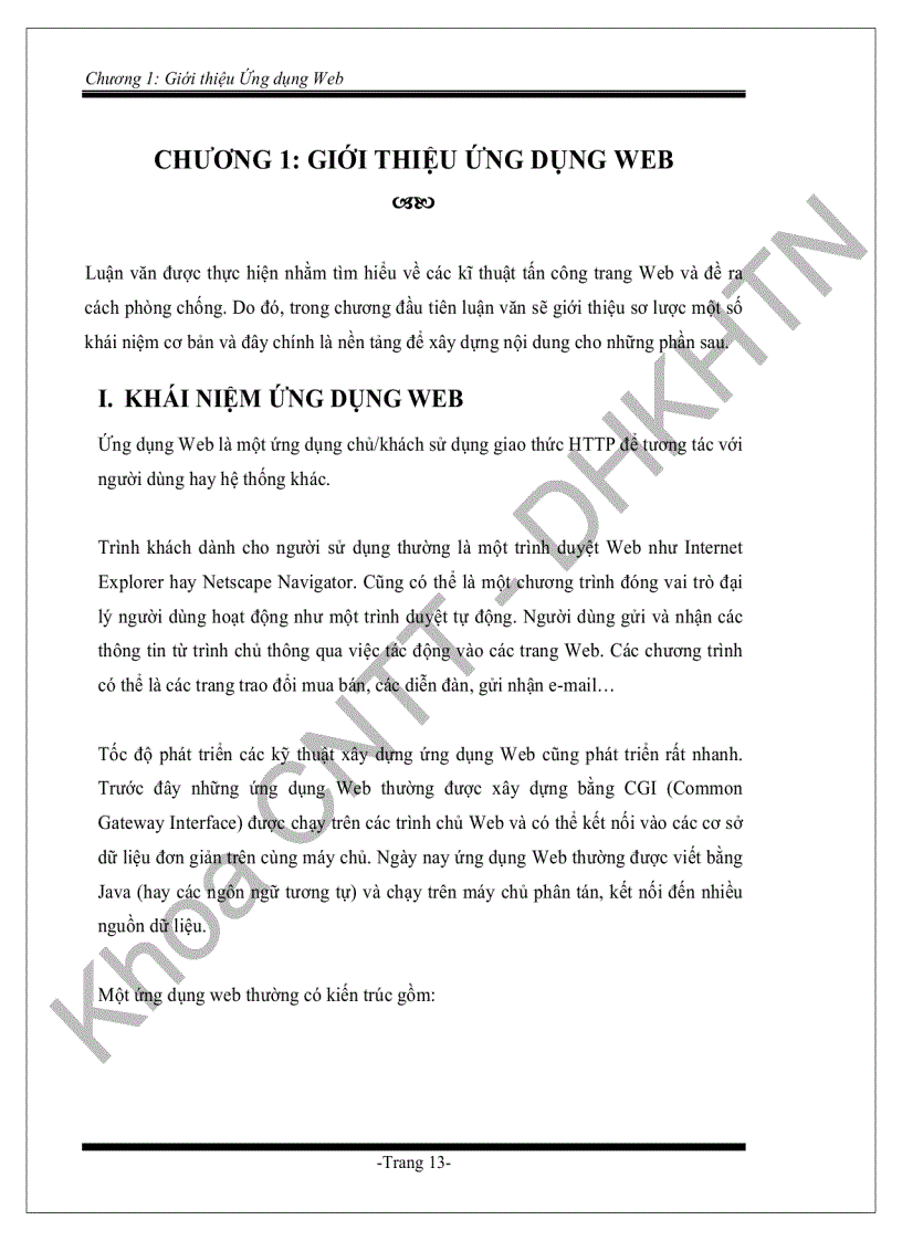 image for page Nghiên cứu một số vấn đề về bảo mật ứng dụng web trên internet