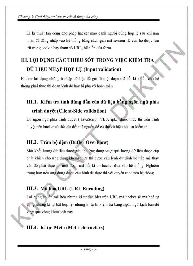 image for page Nghiên cứu một số vấn đề về bảo mật ứng dụng web trên internet