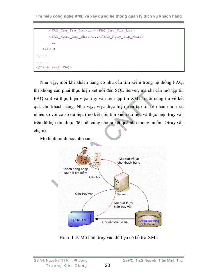image for page Tìm hiểu công nghệ XML và xây dựng hệ thống quản lý dịch vụ khách hàng