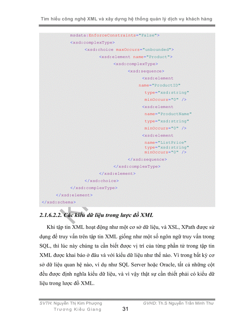 image for page Tìm hiểu công nghệ XML và xây dựng hệ thống quản lý dịch vụ khách hàng