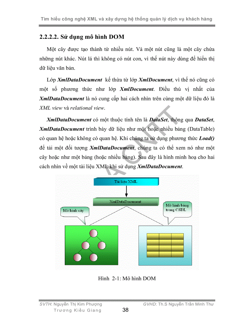 image for page Tìm hiểu công nghệ XML và xây dựng hệ thống quản lý dịch vụ khách hàng