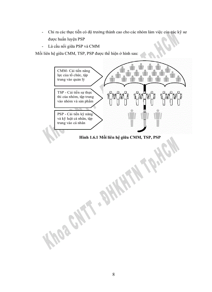 image for page Các phương pháp luận trong PSP về quy trình quản lý sai sót