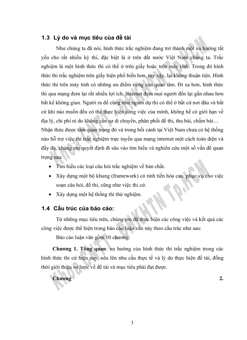 image for page Tìm hiểu và xây dựng hệ thống framework hỗ trợ các hình thức trắc nghiệm