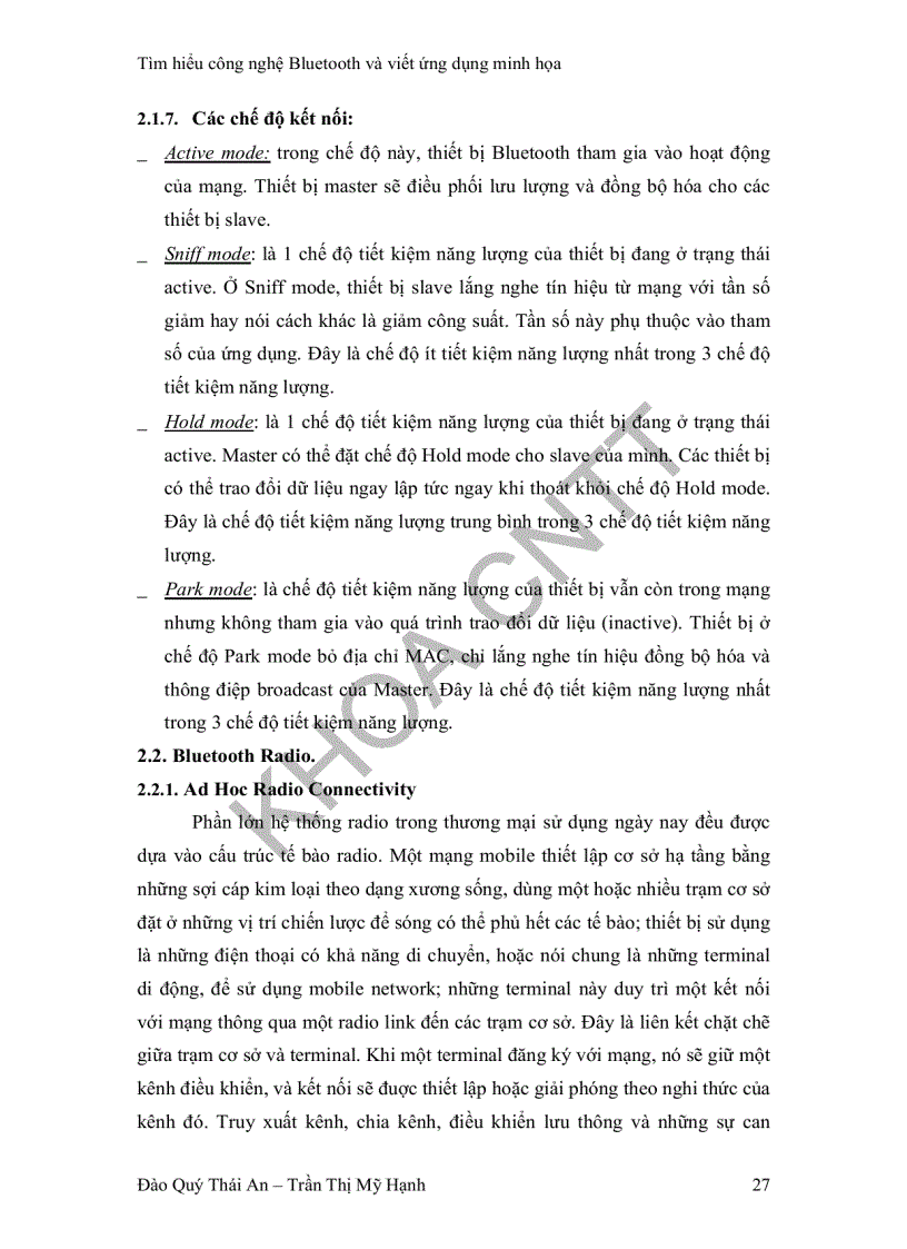 image for page Tìm hiểu về công nghệ bluetooth và viết ứng dụng minh họa