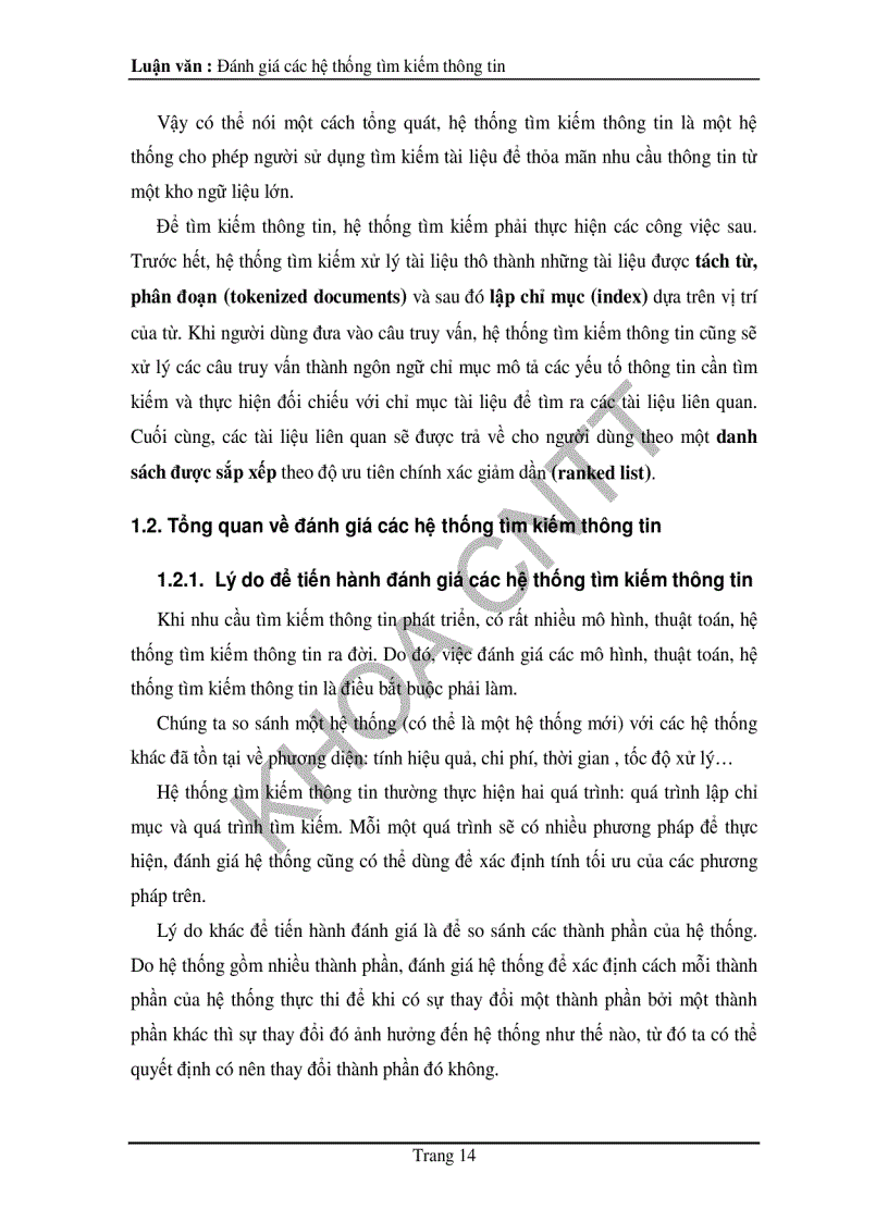 image for page Xây dựng bộ ngữ liệu để đánh giá bằng tiếng việt và chương trình trợ giúp đánh giá các hệ tìm kiếm thông tin