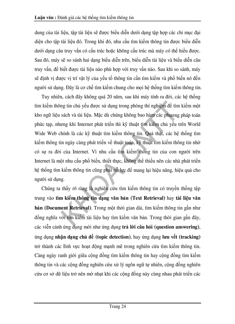 image for page Xây dựng bộ ngữ liệu để đánh giá bằng tiếng việt và chương trình trợ giúp đánh giá các hệ tìm kiếm thông tin