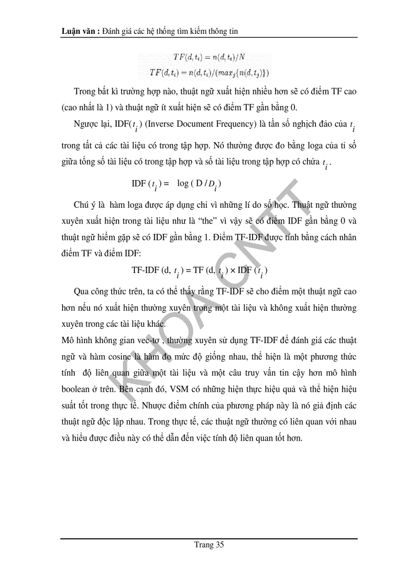 image for page Xây dựng bộ ngữ liệu để đánh giá bằng tiếng việt và chương trình trợ giúp đánh giá các hệ tìm kiếm thông tin