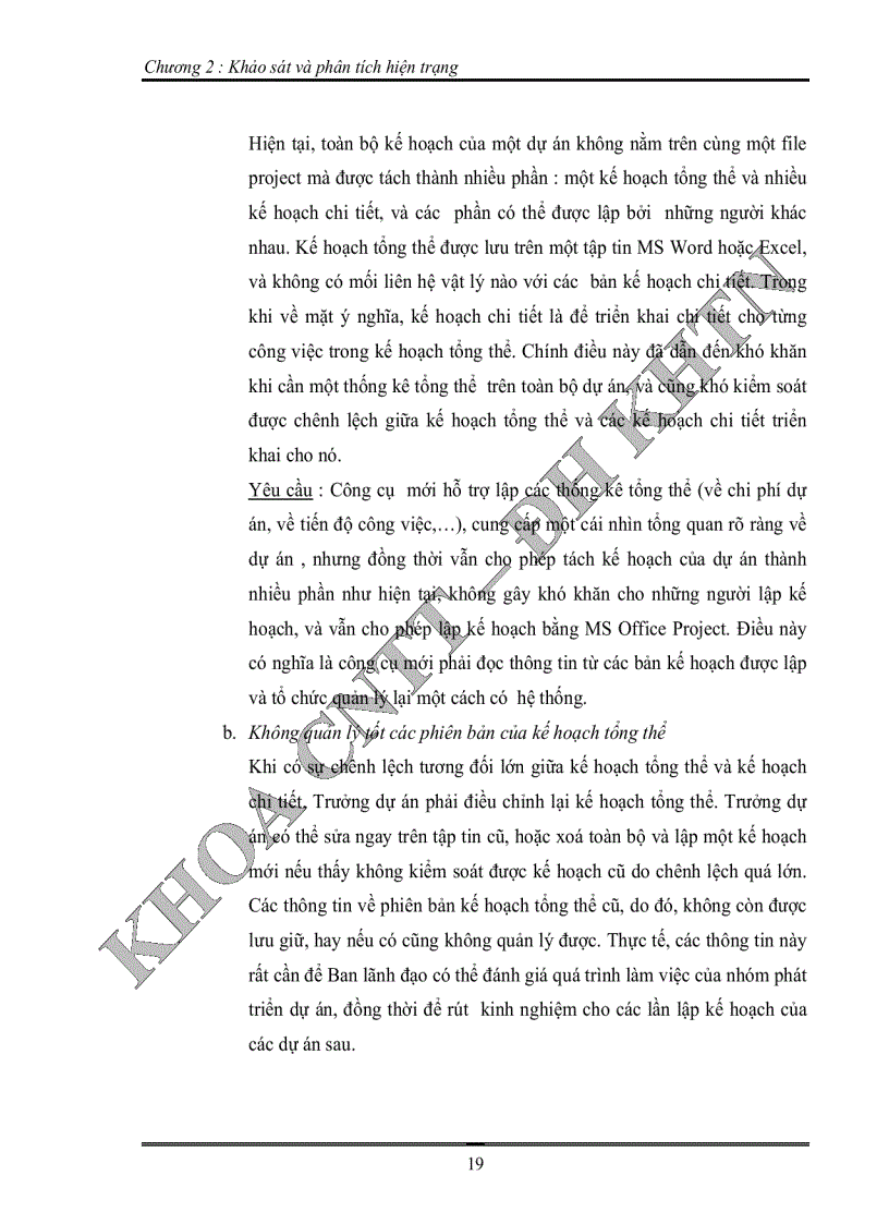 image for page Xây dựng công cụ hỗ trợ quản lý quá trình phát triển dự án phần mềm gắn kết với hệ thống phần mềm microsoft office project