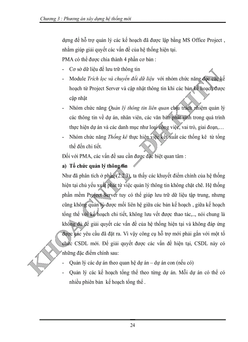 image for page Xây dựng công cụ hỗ trợ quản lý quá trình phát triển dự án phần mềm gắn kết với hệ thống phần mềm microsoft office project