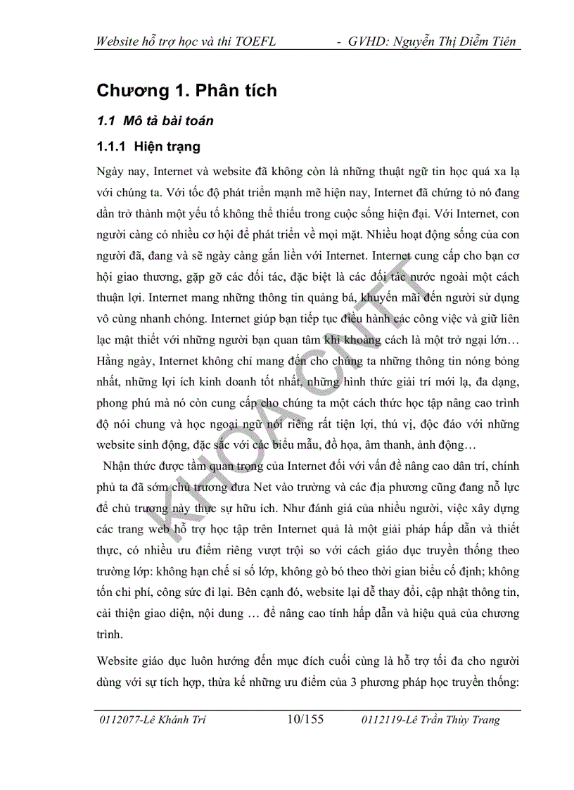 image for page Xây dựng website hỗ trợ học và thi toefl