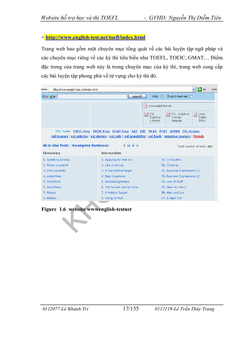 image for page Xây dựng website hỗ trợ học và thi toefl