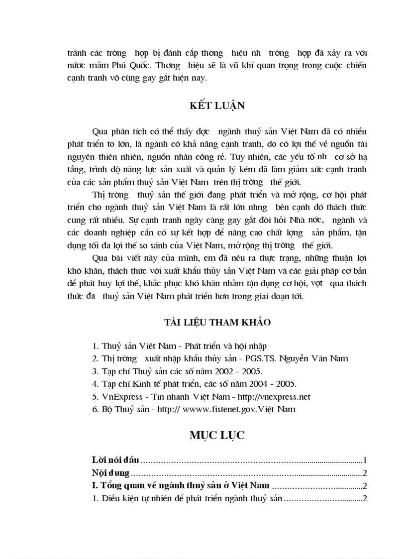 image for page Xuất khẩu thuỷ sản ở việt nam