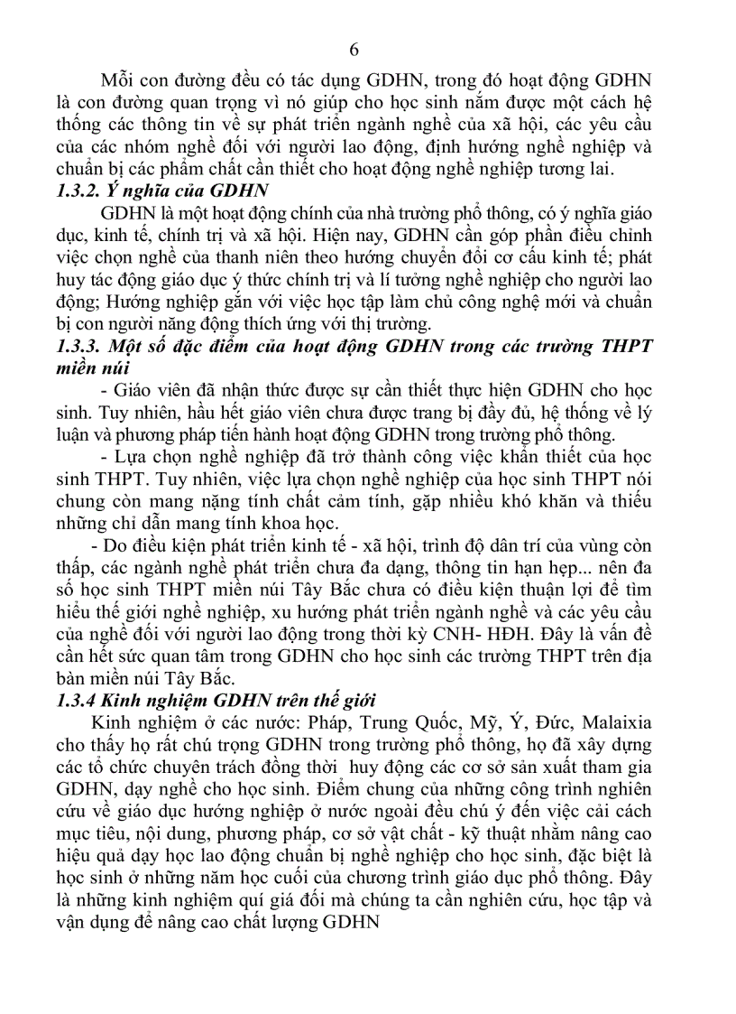 image for page Biện pháp tổ chức hoạt động giáo dục hướng nghiệp cho học sinh trung học phổ thông miền núi Tây Bắc