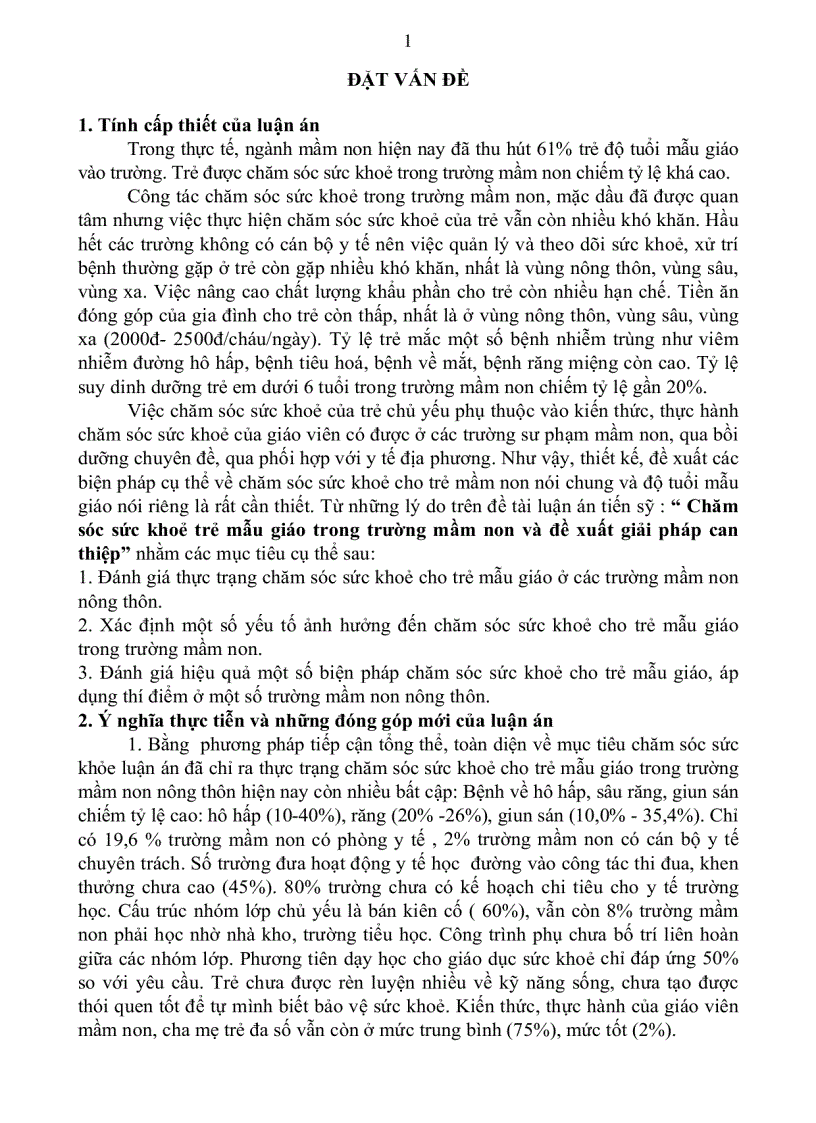 image for page Chăm sóc sức khoẻ trẻ mẫu giáo trong trường mầm non và đề xuất giải pháp can thiệp