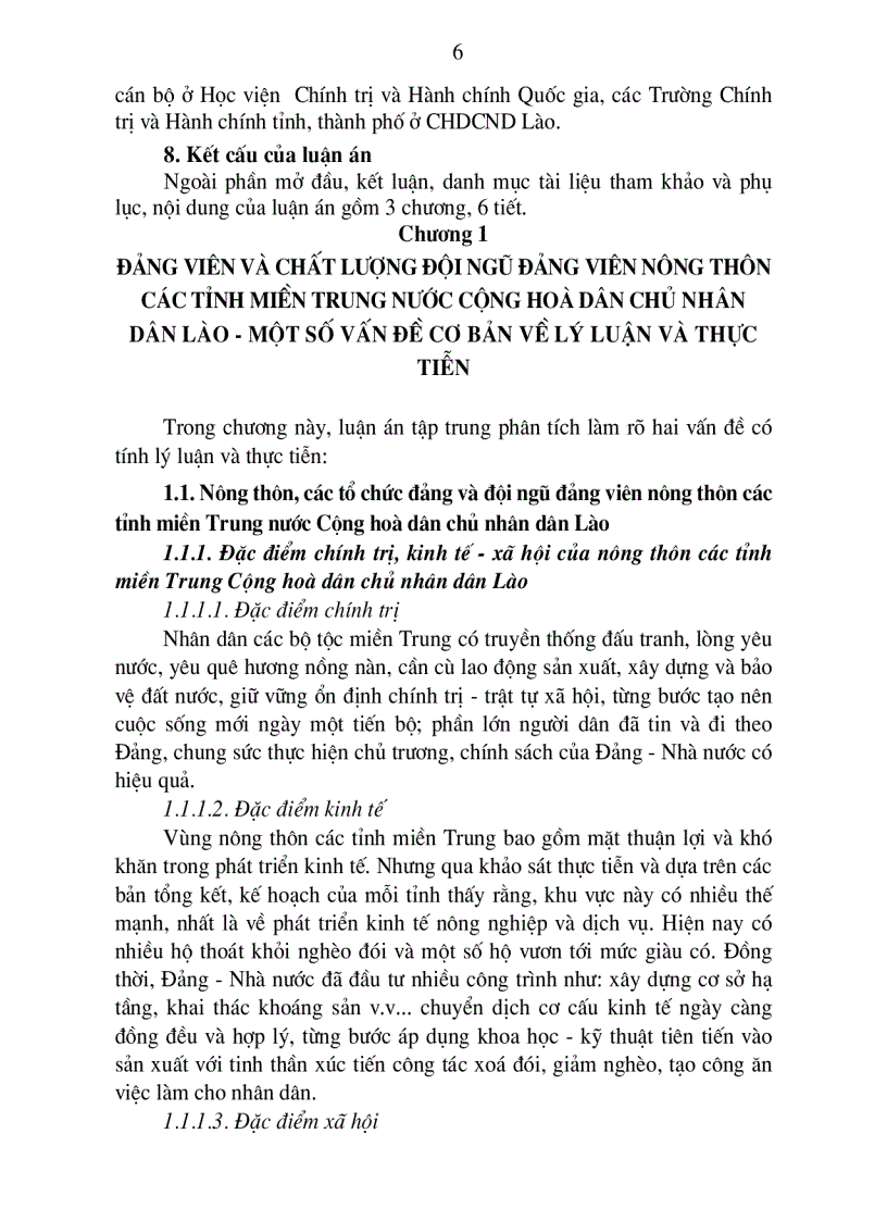 image for page Chất lượng đội ngũ đảng viên ở nông thôn các tỉnh miền Trung nước Cộng hoà Dân chủ Nhân dân Lào trong giai đoạn hiện nay