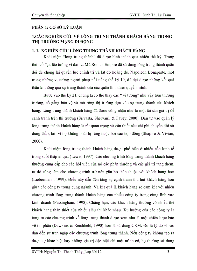 image for page Nghiên cứu các nhân tố ảnh hưởng đến lòng trung thành của khách hàng trên thị trường mạng di động