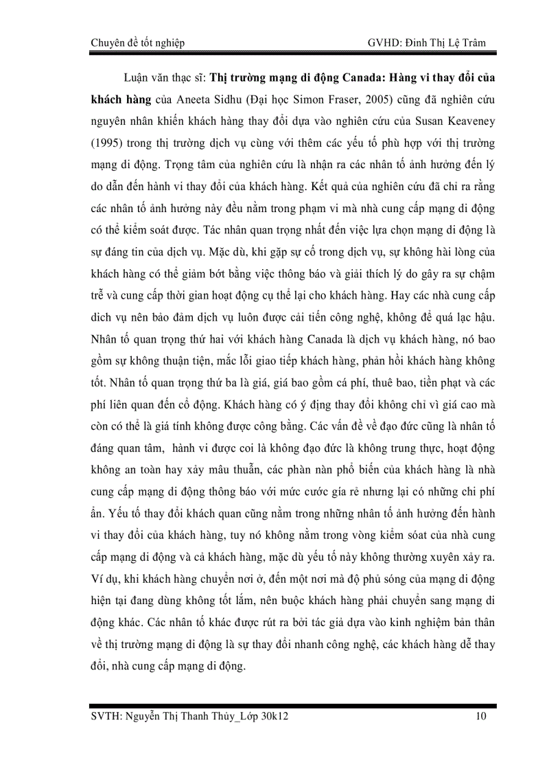 image for page Nghiên cứu các nhân tố ảnh hưởng đến lòng trung thành của khách hàng trên thị trường mạng di động